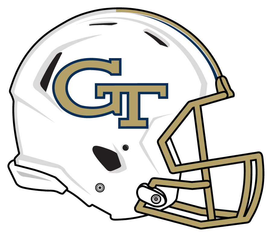 Georgia Tech Yellow Jackets 2019-2021 Helmet diy iron on heat transfer